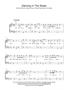 page one of Dancing In The Street (Easy Piano)