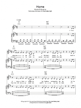 page one of Home (Piano, Vocal & Guitar Chords)