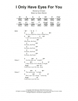 page one of I Only Have Eyes For You (Guitar Chords/Lyrics)