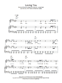 page one of Loving You (Piano, Vocal & Guitar Chords)