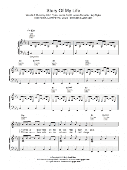 page one of Story Of My Life (Piano, Vocal & Guitar Chords (Right-Hand Melody))