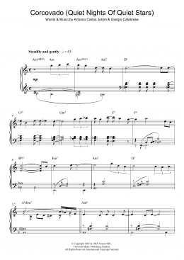 page one of Corcovado (Quiet Nights Of Quiet Stars) (Piano Solo)