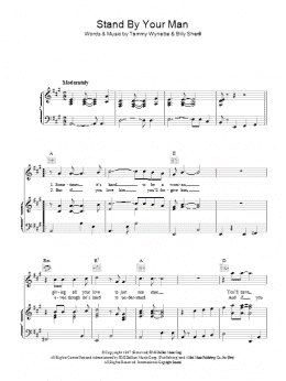 page one of Stand By Your Man (Piano, Vocal & Guitar Chords (Right-Hand Melody))