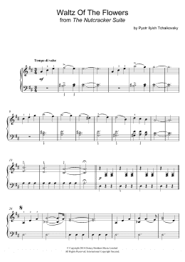 page one of Waltz Of The Flowers (from The Nutcracker Suite) (Easy Piano)