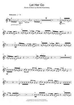 page one of Let Her Go (Violin Solo)