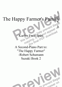 page one of The Happy Farmer's Family