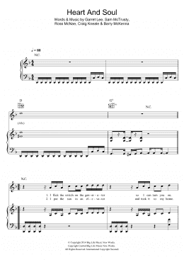 page one of Heart And Soul (Piano, Vocal & Guitar Chords)