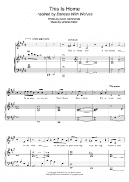 page one of This Is Home (Piano & Vocal)