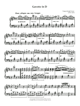 page one of Gavotte (Piano Solo)