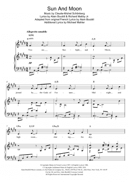 page one of Sun And Moon (Piano & Vocal)