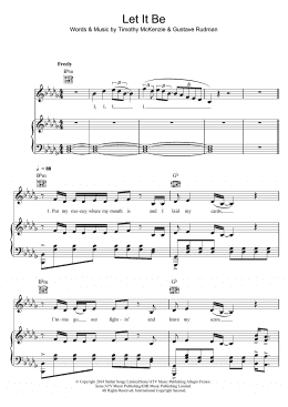 page one of Let It Be (Piano, Vocal & Guitar Chords)