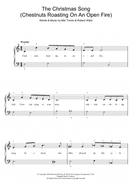 page one of The Christmas Song (Chestnuts Roasting On An Open Fire) (Easy Piano)