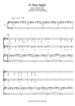 O Holy Night - Harmonica Sheet Music and Tab with Chords and Lyrics