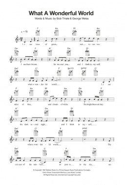 page one of What A Wonderful World (Ukulele)