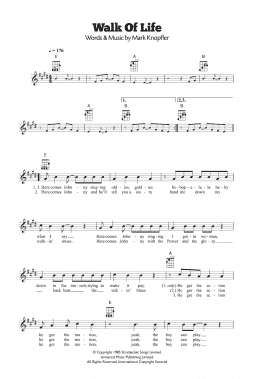 page one of Walk Of Life (Ukulele)