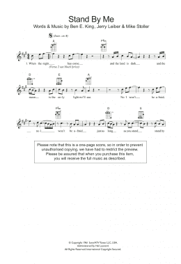 page one of Stand By Me (Ukulele)