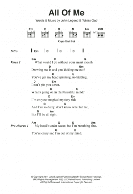 Take Me With U (Guitar Chords/Lyrics) - Print Sheet Music Now