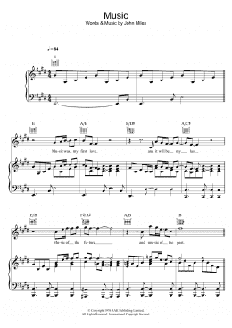 page one of Music (Piano, Vocal & Guitar Chords)