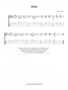 page one of Waltz (Easy Guitar)