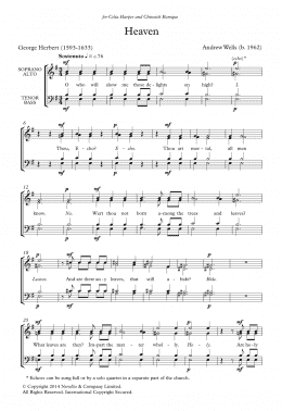 page one of Heaven (Choir)