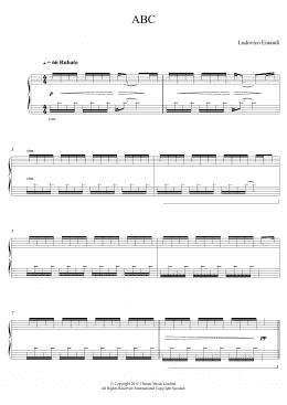 page one of ABC (Piano Solo)