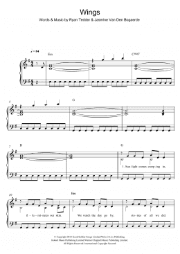 page one of Wings (Easy Piano)