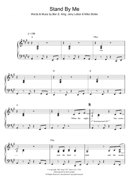 page one of Stand By Me (Piano & Vocal)