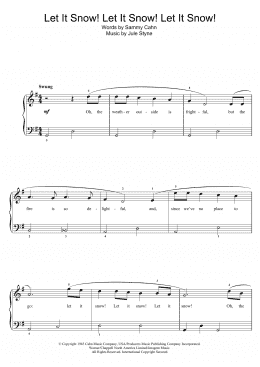 page one of Let It Snow! Let It Snow! Let It Snow! (Piano, Vocal & Guitar Chords)