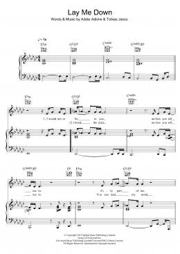 page one of Lay Me Down (Piano, Vocal & Guitar Chords)