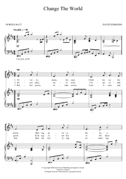 page one of Change The World (Piano, Vocal & Guitar Chords)