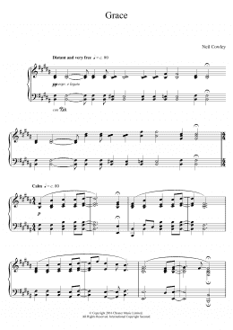 page one of Grace (Piano Solo)