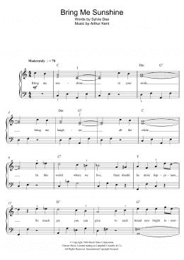 page one of Bring Me Sunshine (Beginner Piano (Abridged))