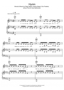 page one of Hymn (Piano, Vocal & Guitar Chords)