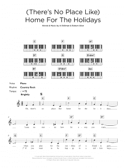 page one of (There's No Place Like) Home For The Holidays (Keyboard (Abridged))