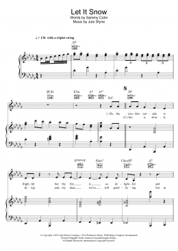 page one of Let It Snow! Let It Snow! Let It Snow! (Piano, Vocal & Guitar Chords)