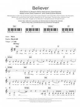 page one of Believer (Keyboard (Abridged))