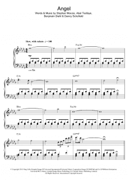 page one of Angel (Piano Solo)