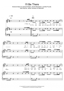 page one of I'll Be There (Piano, Vocal & Guitar Chords)