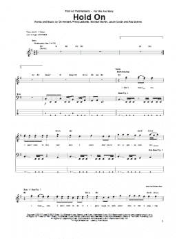 page one of Hold On (Bass Guitar Tab)