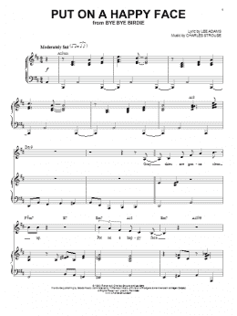 page one of Put On A Happy Face (Piano & Vocal)