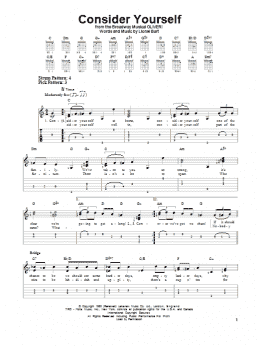 page one of Consider Yourself (Easy Guitar Tab)