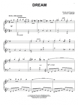 page one of Dream (Piano Solo)