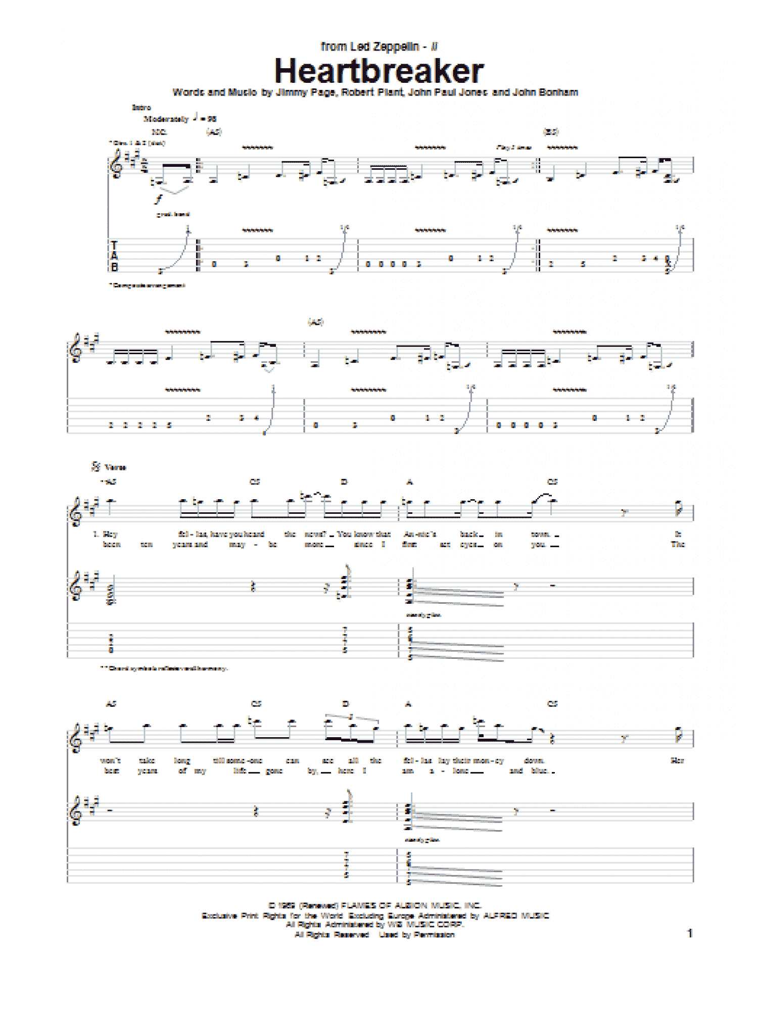 heartbreaker solo guitar