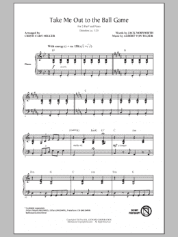 page one of Take Me Out To The Ball Game (2-Part Choir)