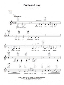 page one of Endless Love (Ukulele)