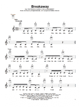 page one of Breakaway (Ukulele)