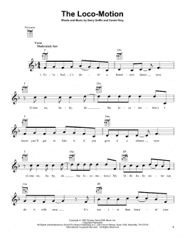 page one of The Loco-Motion (Ukulele)