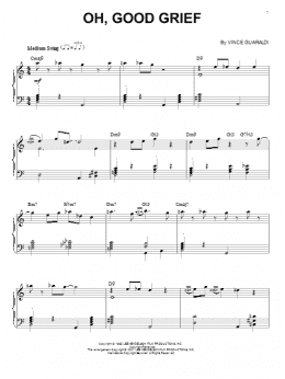 page one of Oh, Good Grief (Piano Solo)