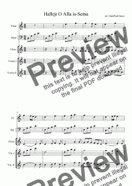 page one of Tu Scendi Dalle Stelle (Italian Christmas Song) - Download sheet music