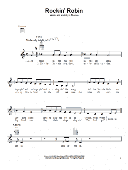 page one of Rockin' Robin (Ukulele)